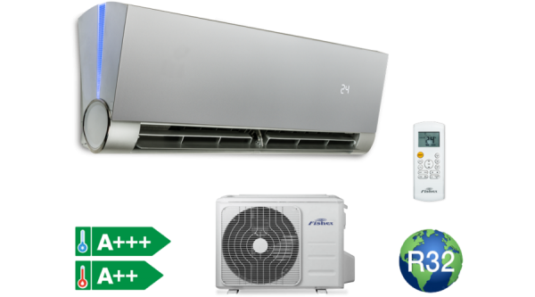FISHER ART FSAUIF-ART-93AE3-S EZÜST SPLIT KLÍMA CSOMAG 2,6 KW